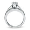 Thumbnail Image 2 of Previously Owned - 1/2 CT. T.W. Diamond Flower Bridal Set in 14K White Gold