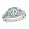 Thumbnail Image 1 of Previously Owned - Celebration Grand® 1-1/4 CT. T.W. Diamond Engagement Ring in 14K White Gold (I/I1)