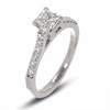 Thumbnail Image 2 of Previously Owned - 1 CT. T.W.  Colourless Princess-Cut Diamond Solitaire Engagement Ring in 18K White Gold