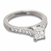 Thumbnail Image 3 of Previously Owned - 1 CT. T.W.  Colourless Princess-Cut Diamond Solitaire Engagement Ring in 18K White Gold