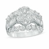 Thumbnail Image 0 of Previously Owned - 4 CT. T.W. Composite Diamond Cluster Engagement Ring in 14K White Gold