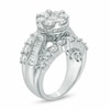 Thumbnail Image 1 of Previously Owned - 4 CT. T.W. Composite Diamond Cluster Engagement Ring in 14K White Gold