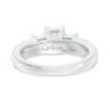 Thumbnail Image 3 of Previously Owned - 3 CT. T.W. Princess-Cut Diamond Three Stone Bridal Set in 14K White Gold