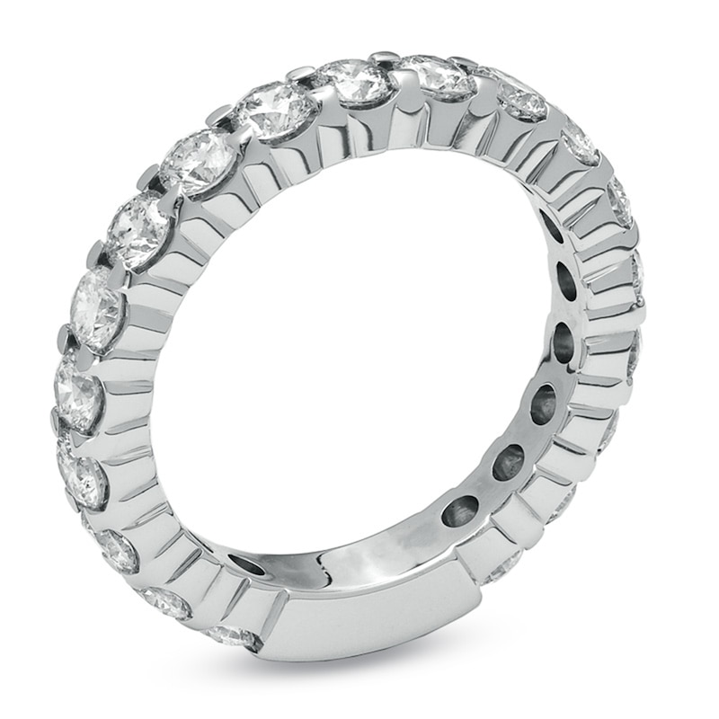 Main Image 2 of Previously Owned - 2 CT. T.W. Diamond Eternity Band in 14K White Gold