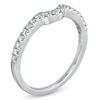 Thumbnail Image 2 of Previously Owned - For Eternity 1/4 CT. T.W. Diamond Contour Wedding Band in 14K White Gold