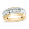 Thumbnail Image 1 of Previously Owned - 1/2 CT. T.W. Diamond Five Stone Anniversary Band in 10K Two-Tone Gold