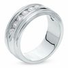 Thumbnail Image 2 of Previously Owned - Men's 1 CT. T.W. Diamond Milgrain Band in 14K White Gold