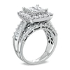 Thumbnail Image 2 of Previously Owned - 3 CT. T.W. Quad Princess-Cut Diamond Engagement Ring in 14K White Gold