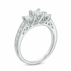 Thumbnail Image 2 of Previously Owned - 1-1/5 CT. T.W. Princess-Cut Diamond Three Stone Engagement Ring in 14K White Gold