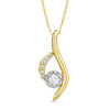 Thumbnail Image 0 of Previously Owned - Sirena™ 1/8 CT. T.W. Diamond Illusion Pendant in 14K Gold