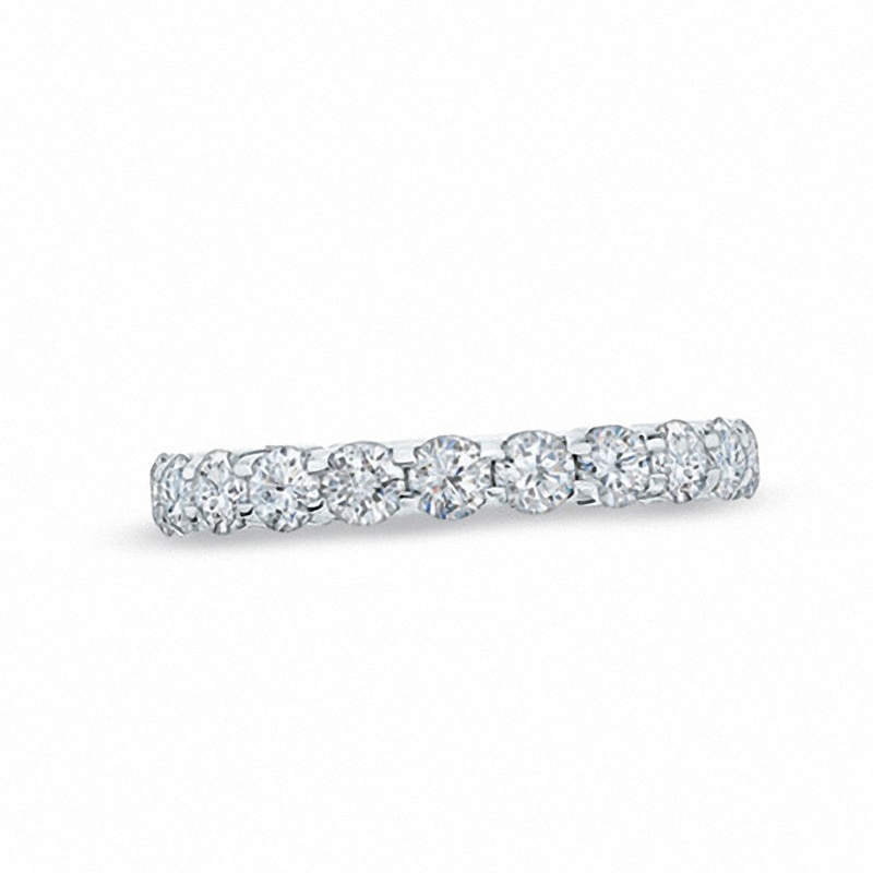 Previously Owned - 2 CT. T.W. Diamond Eternity Band in 14K White Gold