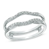 Thumbnail Image 0 of Previously Owned - 1/5 CT. T.W. Diamond Contour Solitaire Enhancer in 14K White Gold