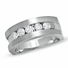 Thumbnail Image 1 of Previously Owned - Men's 1 CT. T.W. Diamond Five Stone Band in 14K White Gold