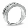 Thumbnail Image 2 of Previously Owned - Men's 1 CT. T.W. Diamond Five Stone Band in 14K White Gold