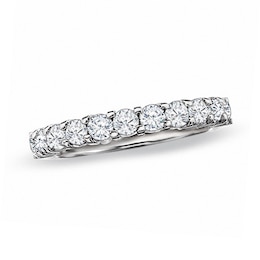 Previously Owned - 1 CT. T.W. Diamond Band in 18K White Gold (E/I1)