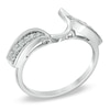 Thumbnail Image 1 of Previously Owned - 1/4 CT. T.W. Diamond Vintage-Style Solitaire Enhancer in 14K White Gold