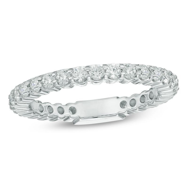 Previously Owned - 1 CT. T.W. Diamond Eternity Band in 14K White Gold