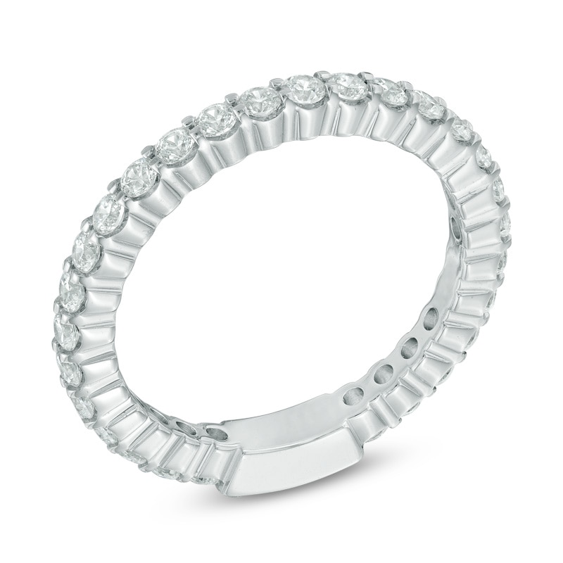 Previously Owned - 1 CT. T.W. Diamond Eternity Band in 14K White Gold