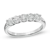 Thumbnail Image 0 of Previously Owned - Ladies' 1/4 CT. T.W. Diamond Five Stone Band in 10K White Gold