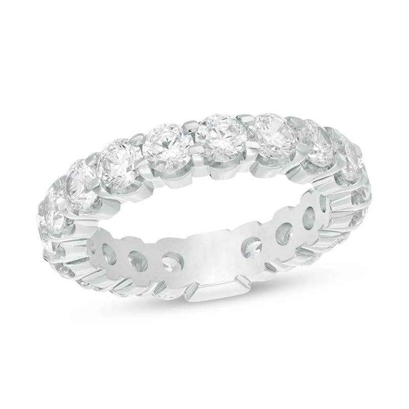 Previously Owned - 3 CT. T.W. Diamond Eternity Band in 14K White Gold - Size 7