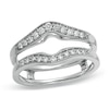 Thumbnail Image 1 of Previously Owned - 1/4 CT. T.W. Diamond Contour Vintage-Style Solitaire Enhancer in 14K White Gold