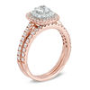 Thumbnail Image 1 of Previously Owned - 1 CT. T.W. Diamond Double Frame Bridal Set in 14K Rose Gold