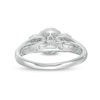 Thumbnail Image 4 of Previously Owned - 1/2 CT. T.W. Diamond Three Stone Frame Ring in 14K White Gold