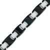 Thumbnail Image 1 of Previously Owned - Men's Link Bracelet in Two-Tone Tungsten - 8.5"