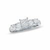 Thumbnail Image 0 of Previously Owned - 1-1/2 CT. T.W. Princess-Cut Diamond Five Stone Band in 14K White Gold