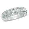 Thumbnail Image 0 of Previously Owned - 1/2 CT. T.W. Diamond Five Stone Swirl Band in 10K White Gold