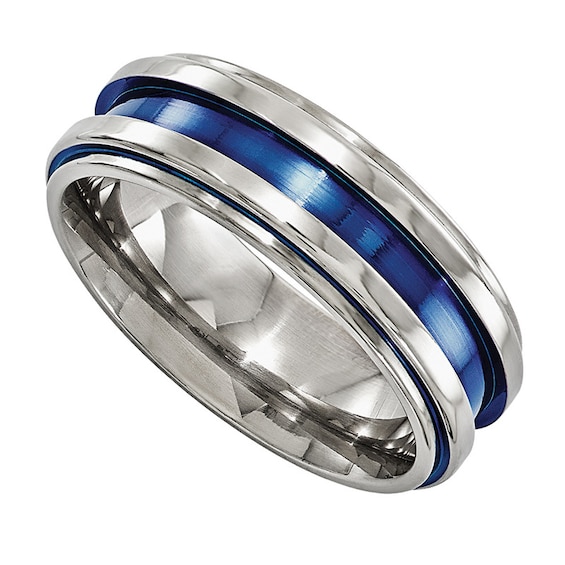 Zales Enso Rings Elements Collection - 6.6mm Platinum Silicone Band