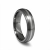 Thumbnail Image 1 of Previously Owned - Edward Mirell Men's 6.0mm Wedding Band in Titanium and Sterling Silver