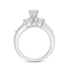 Thumbnail Image 4 of Previously Owned - 2 CT. T.W. Diamond Three Stone Bridal Set in 14K White Gold