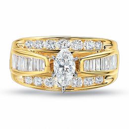 Previously Owned - 2 CT. T.W. Marquise Diamond Engagement Ring in 14K Gold