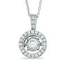 Thumbnail Image 1 of Previously Owned - 1/3 CT. T.W. Diamond Frame Pendant in 10K White Gold