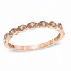 Thumbnail Image 0 of Previously Owned - Diamond Accent Milgrain Anniversary Band in 10K Rose Gold