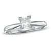 Thumbnail Image 0 of Previously Owned - 5/8 CT. Princess-Cut Diamond Solitaire Engagement Ring in 14K White Gold