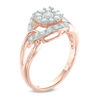 Thumbnail Image 1 of Previously Owned - 1/2 CT. T.W. Diamond Open Cluster Ring in 10K Rose Gold