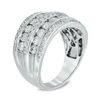 Thumbnail Image 2 of Previously Owned - 2 CT. T.W. Diamond Multi-Row Band in 14K White Gold