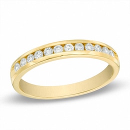 Previously Owned - 1/4 CT. T.W. Diamond Band in 14K Gold