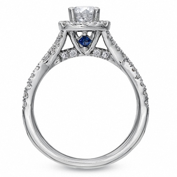 Previously Owned - Vera Wang Love Collection 1 CT. T.W. Diamond Frame ...