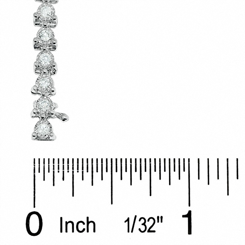 Main Image 3 of Previously Owned - 2 CT. T.W. Diamond Sparkle Bracelet in 14K White Gold