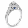 Thumbnail Image 3 of Previously Owned - Vera Wang Love Collection 3/4 CT. T.W. Diamond Frame Engagement Ring in 14K White Gold