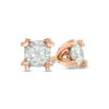 Thumbnail Image 0 of Previously Owned - 1/5 CT. T.W. Diamond Solitaire Heart-Shaped Prongs Stud Earrings in 14K Rose Gold