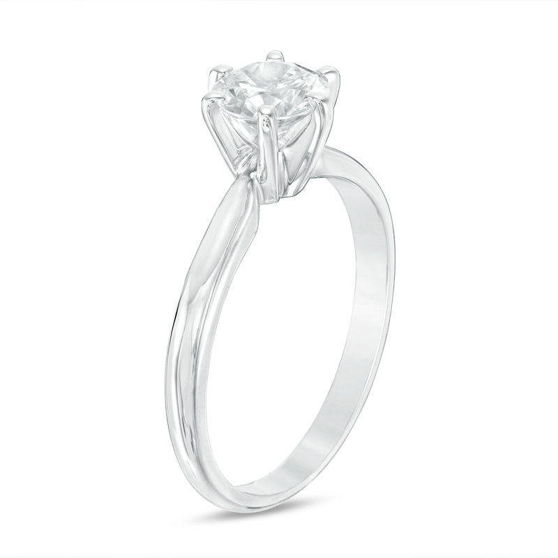 Previously Owned - 1 CT. Diamond Solitaire Engagement Ring in 14K White Gold