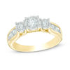 Thumbnail Image 0 of Previously Owned - 1 CT. T.W. Diamond Past Present Future® Engagement Ring in 10K Gold