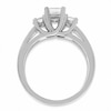 Thumbnail Image 2 of Previously Owned - 1 CT. T.W. Square-Cut Diamond Three Stone Ring in 14K White Gold