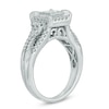 Thumbnail Image 1 of Previously Owned - 3/4 CT. T.W. Princess-Cut Composite Diamond Frame Engagement Ring in 10K White Gold