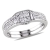 Thumbnail Image 0 of Previously Owned - 1/2 CT. T.W. Quad Princess-Cut Diamond Bridal Set in 10K White Gold