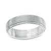 Thumbnail Image 0 of Previously Owned - Men's 6.0mm Brushed-Stripe Wedding Band in Tantalum